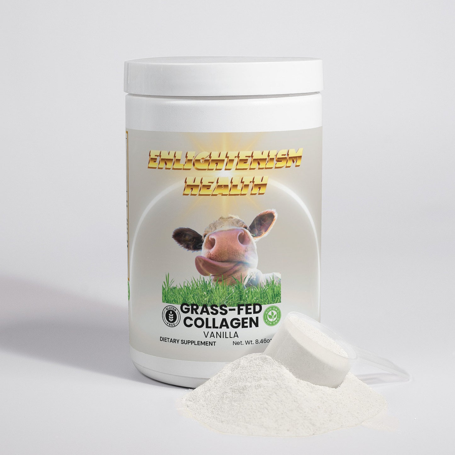 Enlightenism Health - Grass-Fed Collagen Natural Vanilla (NON-GMO)