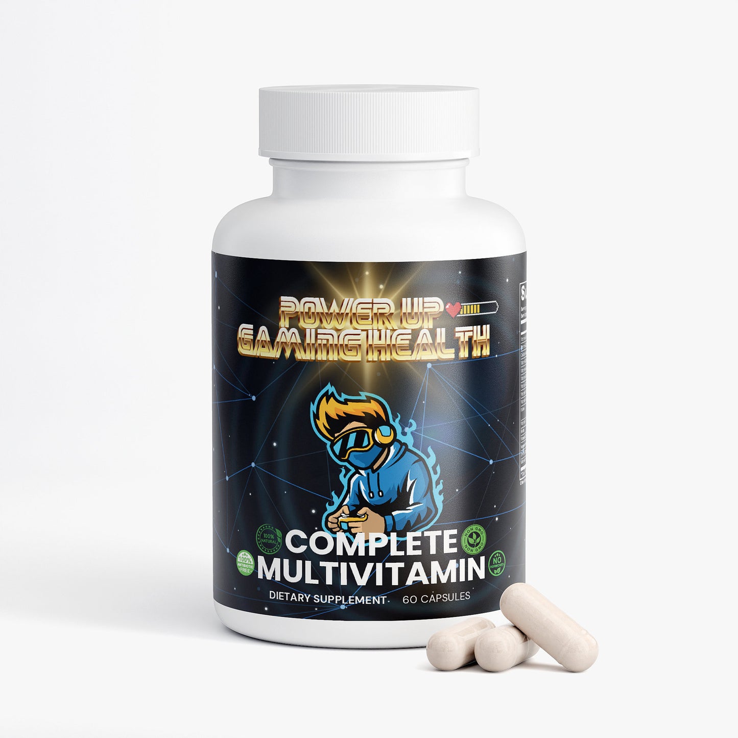 Power Up - 100% Natural Complete Multivitamin (NON-GMO)