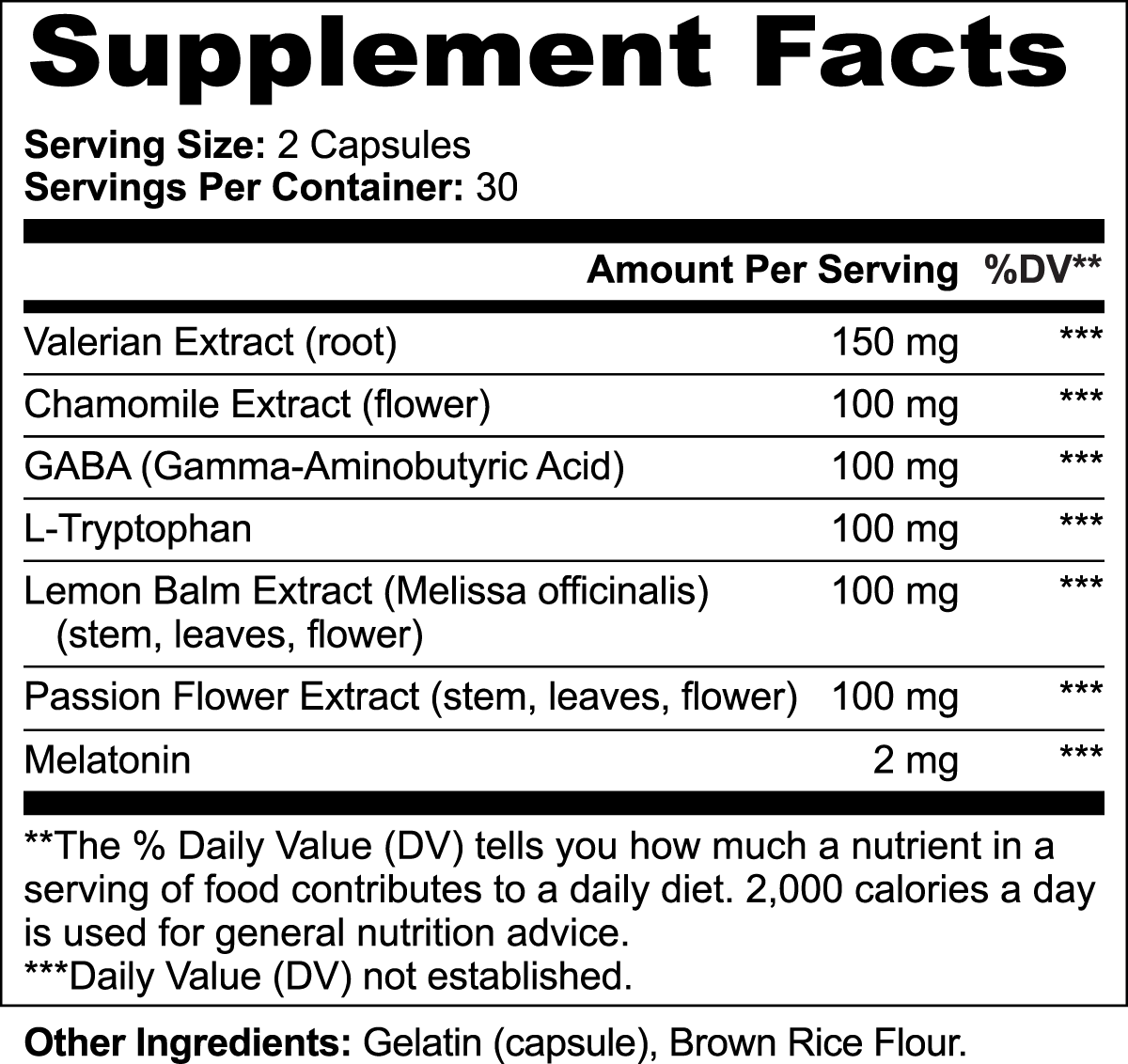 Enlightenism Health - Chamomile Sleep Formula (NON-GMO)