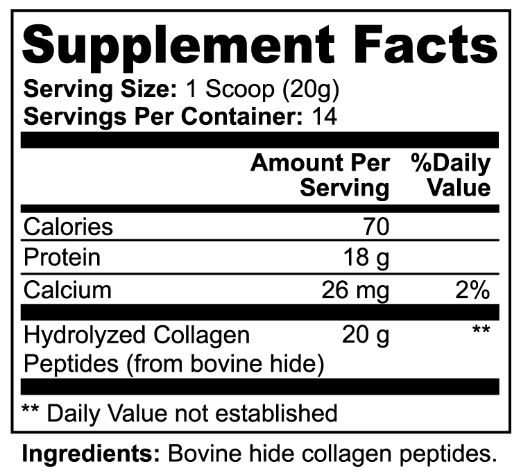 Power Up - Grass-Fed Hydrolyzed Collagen Peptides