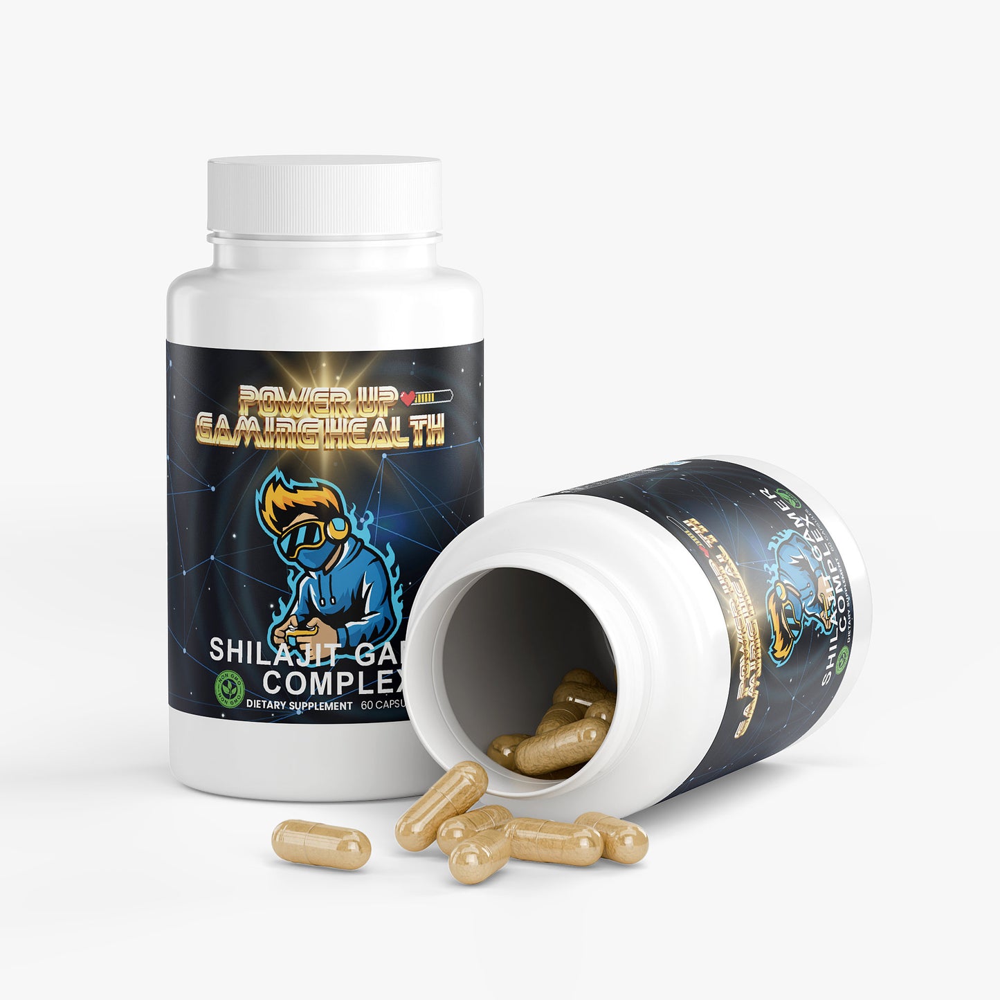 Power Up - Shilajit Gamer Complex (NON-GMO)