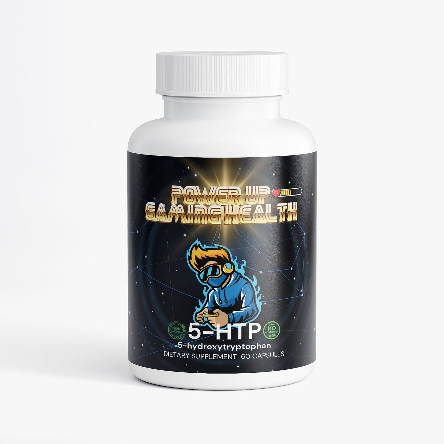 Power Up - 100% Natural 5-HTP (Hormone Free)