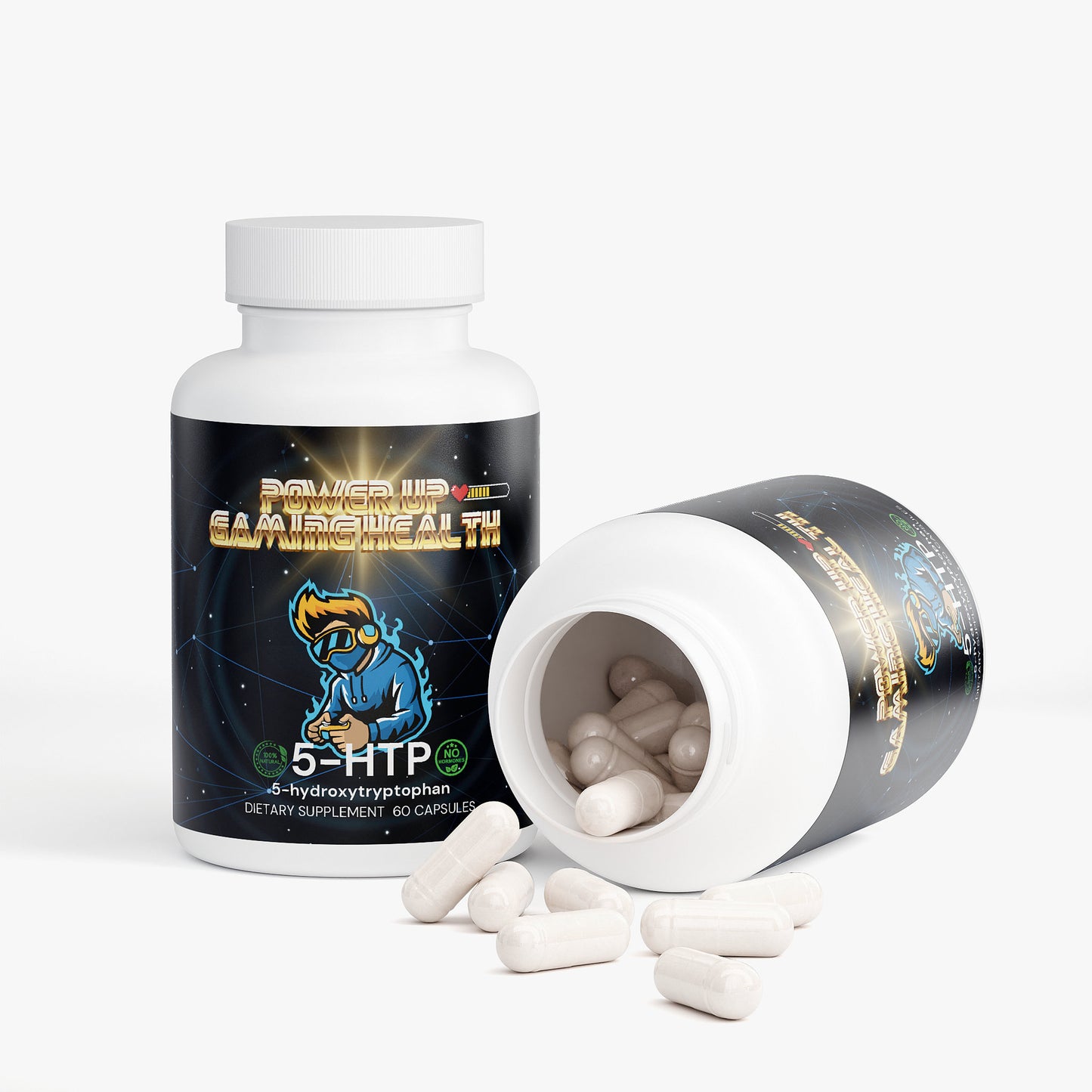 Power Up - 100% Natural 5-HTP (Hormone Free)