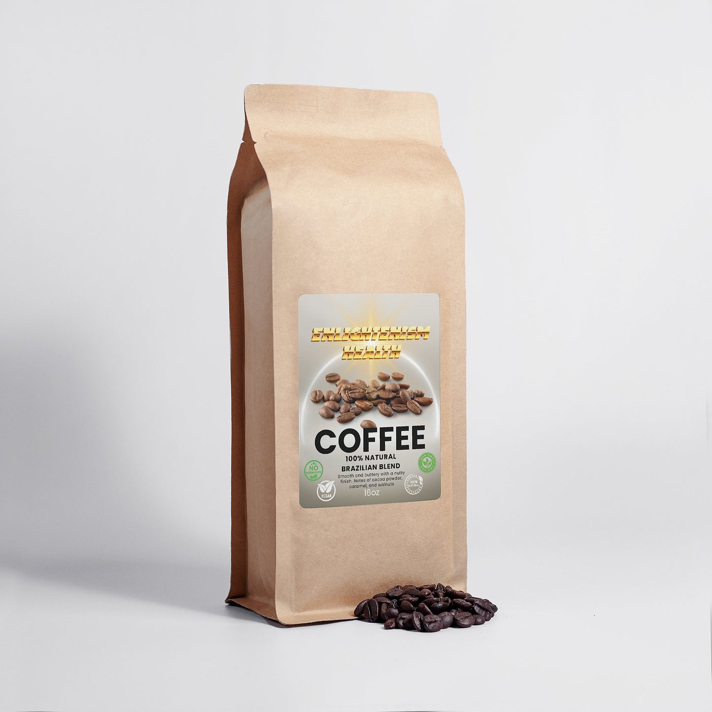 Enlightenism Health - 100% Natural Brazilian Blend 16oz (NON-GMO)