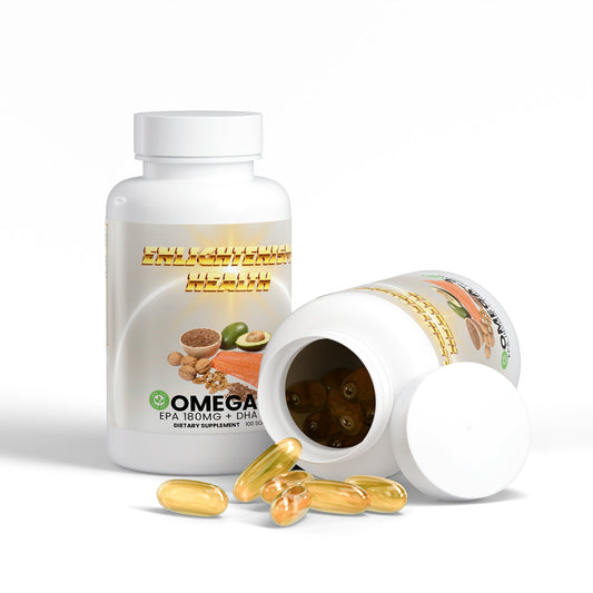 Enlightenism Health - Omega-3 EPA 180mg + DHA 120mg (NON-GMO)