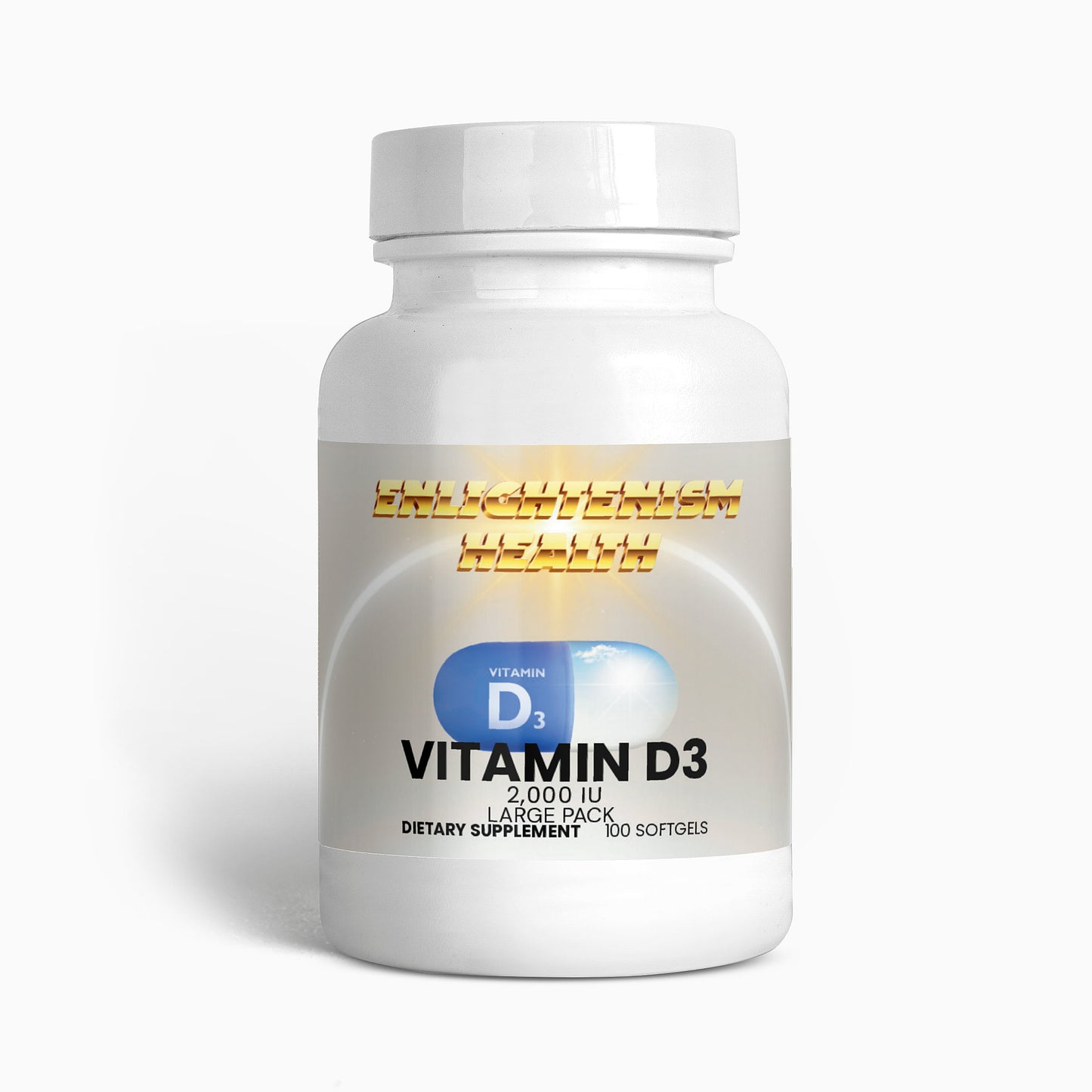 Enlightenism Health - Vitamin D3 2,000 IU