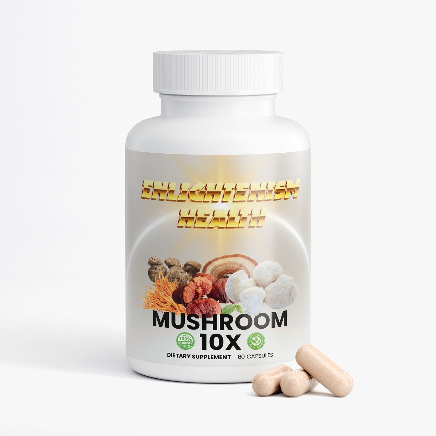Enlightenism Health - Mushroom Complex 10X (NON-GMO)