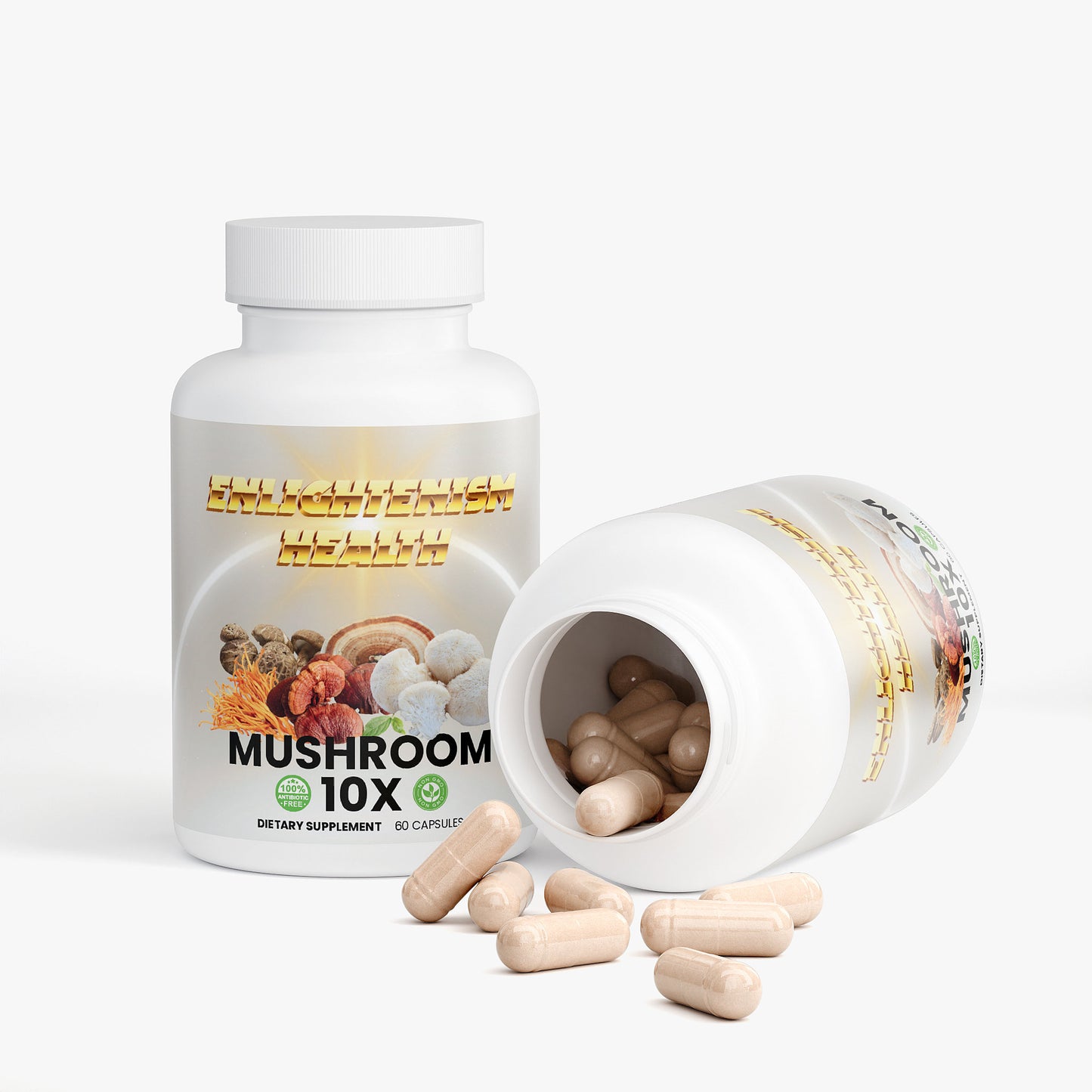 Enlightenism Health - Mushroom Complex 10X (NON-GMO)
