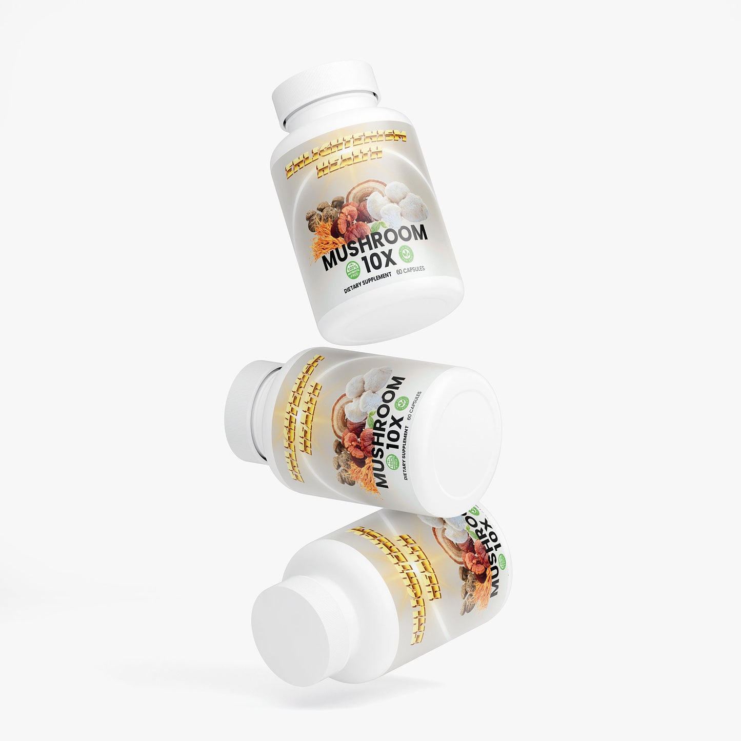 Enlightenism Health - Mushroom Complex 10X (NON-GMO)