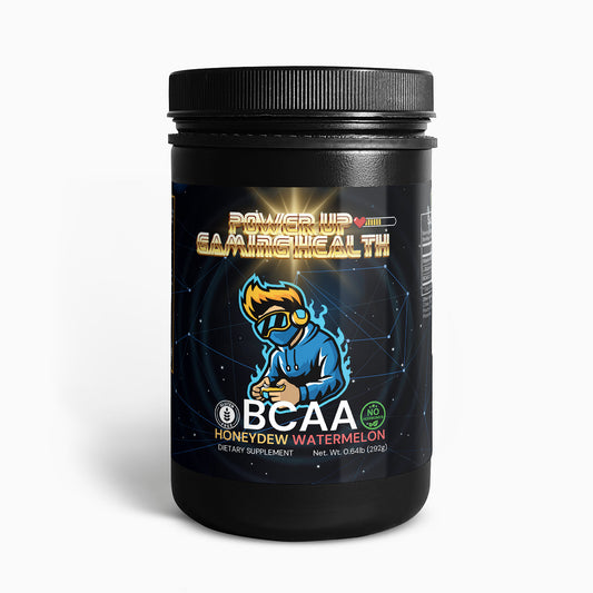 Power Up - BCAA Gaming Powder - Honeydew/Watermelon (Hormone Free)