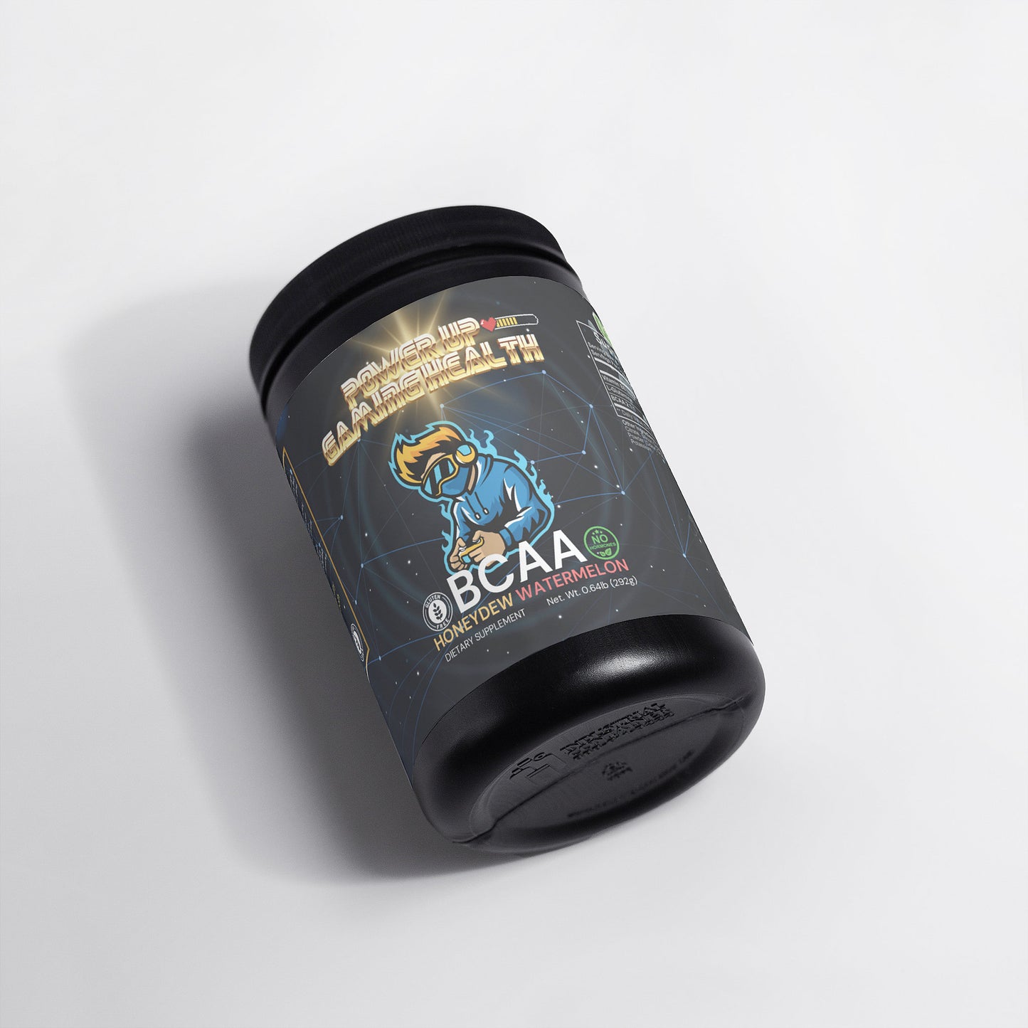 Power Up - BCAA Gaming Powder - Honeydew/Watermelon (Hormone Free)