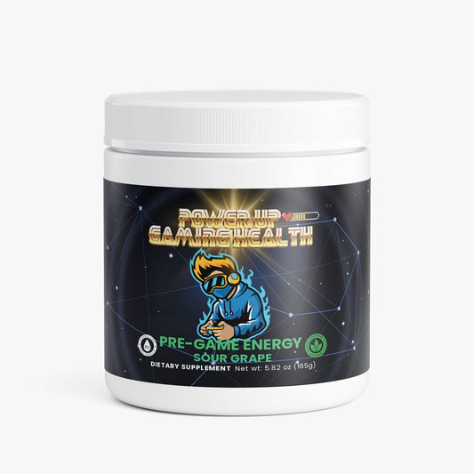 Power Up - Pre Game Energy - Sour Grape (Natural Caffeine)