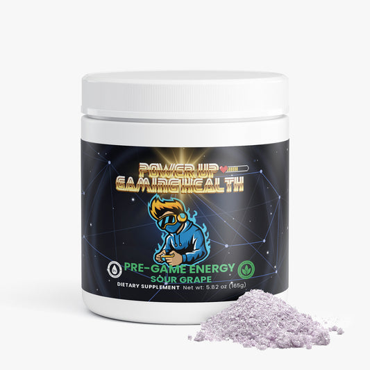 Power Up - Pre Game Energy - Sour Grape (Natural Caffeine)