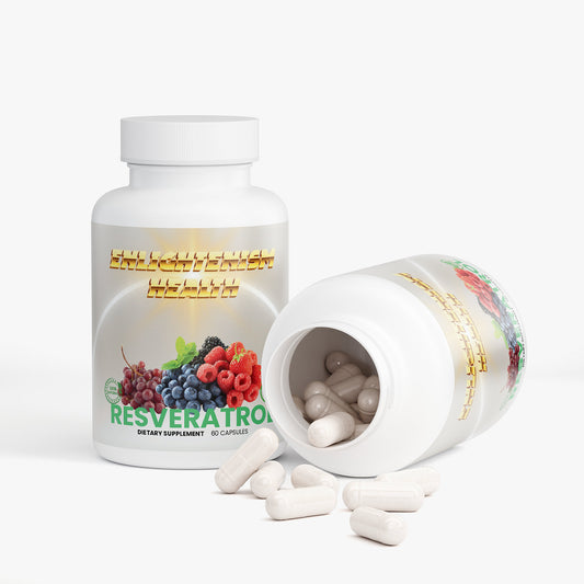 Enlightenism Health - 100% Natural Resveratrol 600mg (Hormone Free)