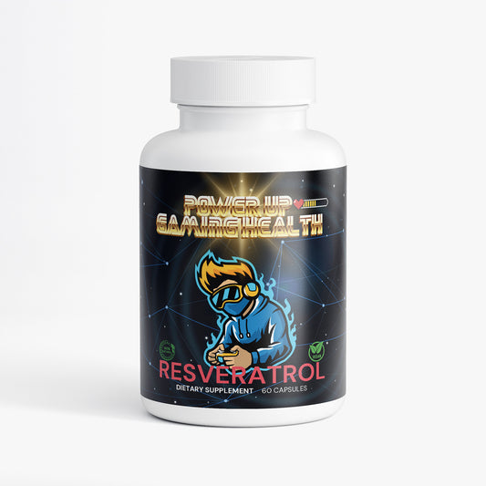 Power Up - 100% Natural Resveratrol 600mg (Hormone Free)