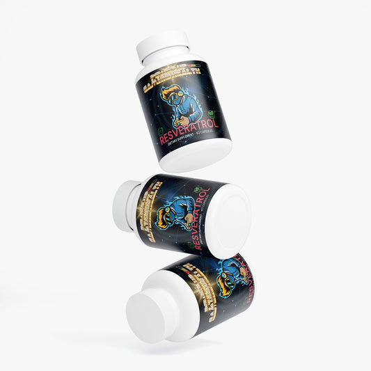 Power Up - 100% Natural Resveratrol 600mg (Hormone Free)