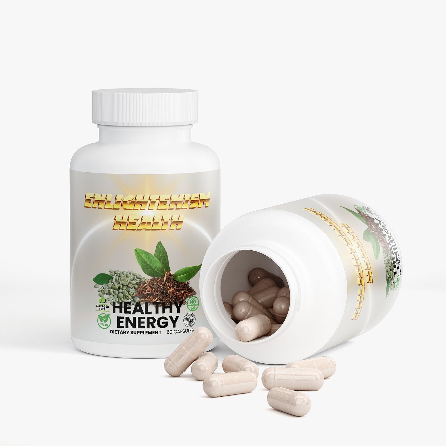 Enlightenism Health - Healthy Energy - Natural Caffeine (Hormone Free)