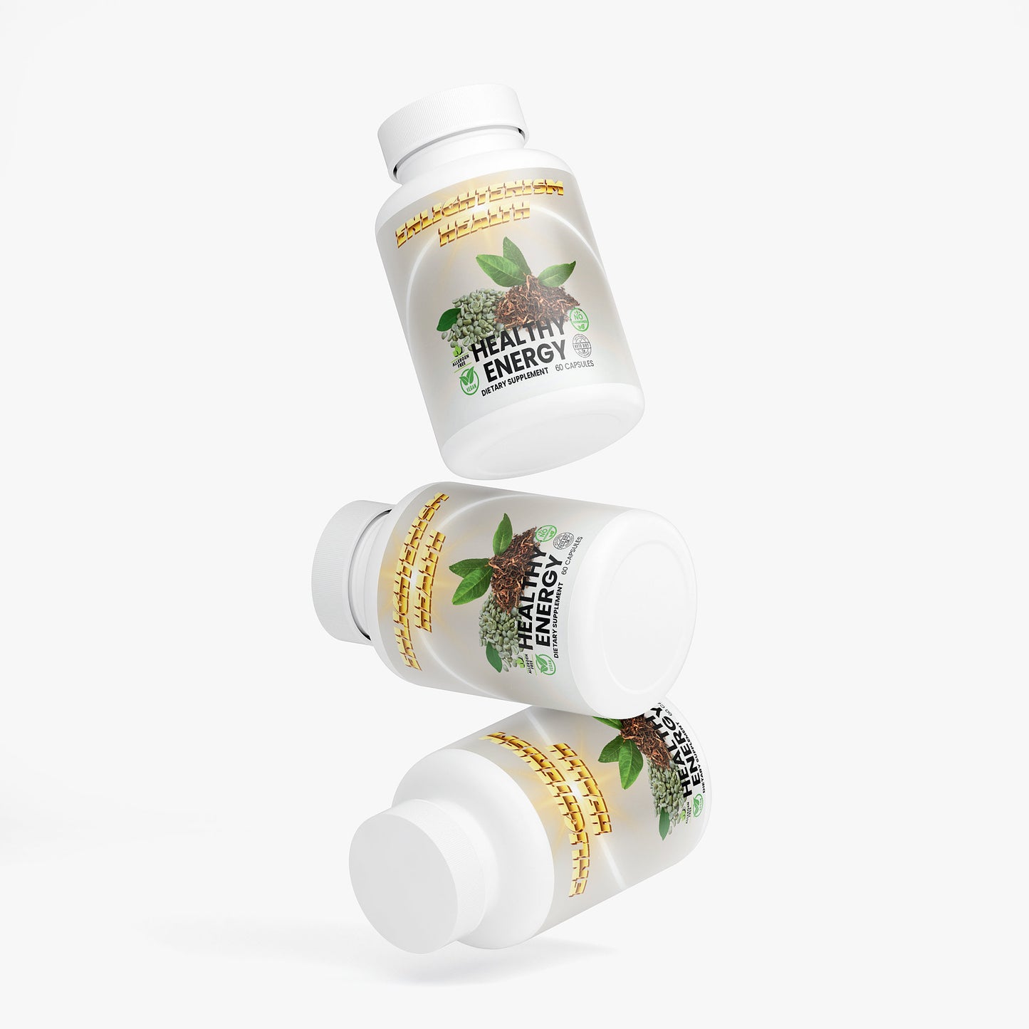 Enlightenism Health - Healthy Energy - Natural Caffeine (Hormone Free)