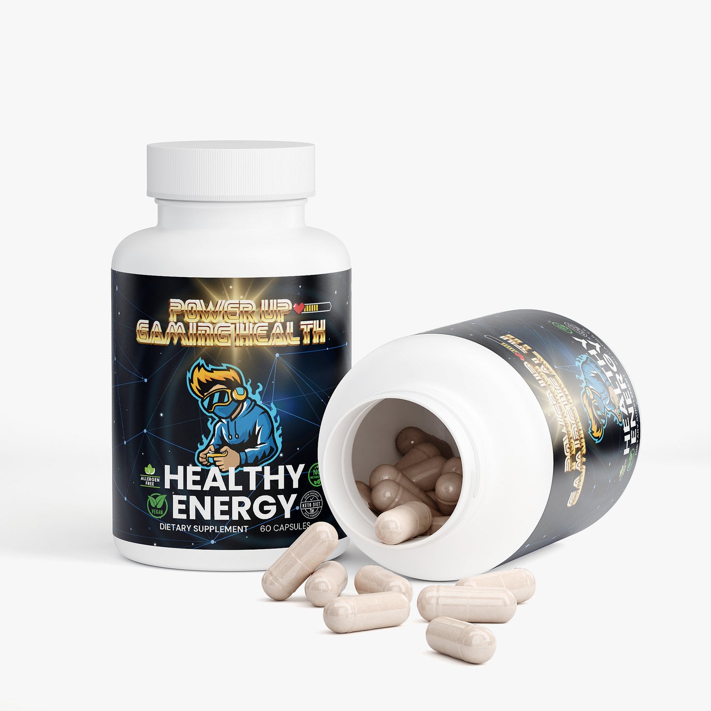Power Up - Healthy Energy - Natural Caffeine (Hormone Free)