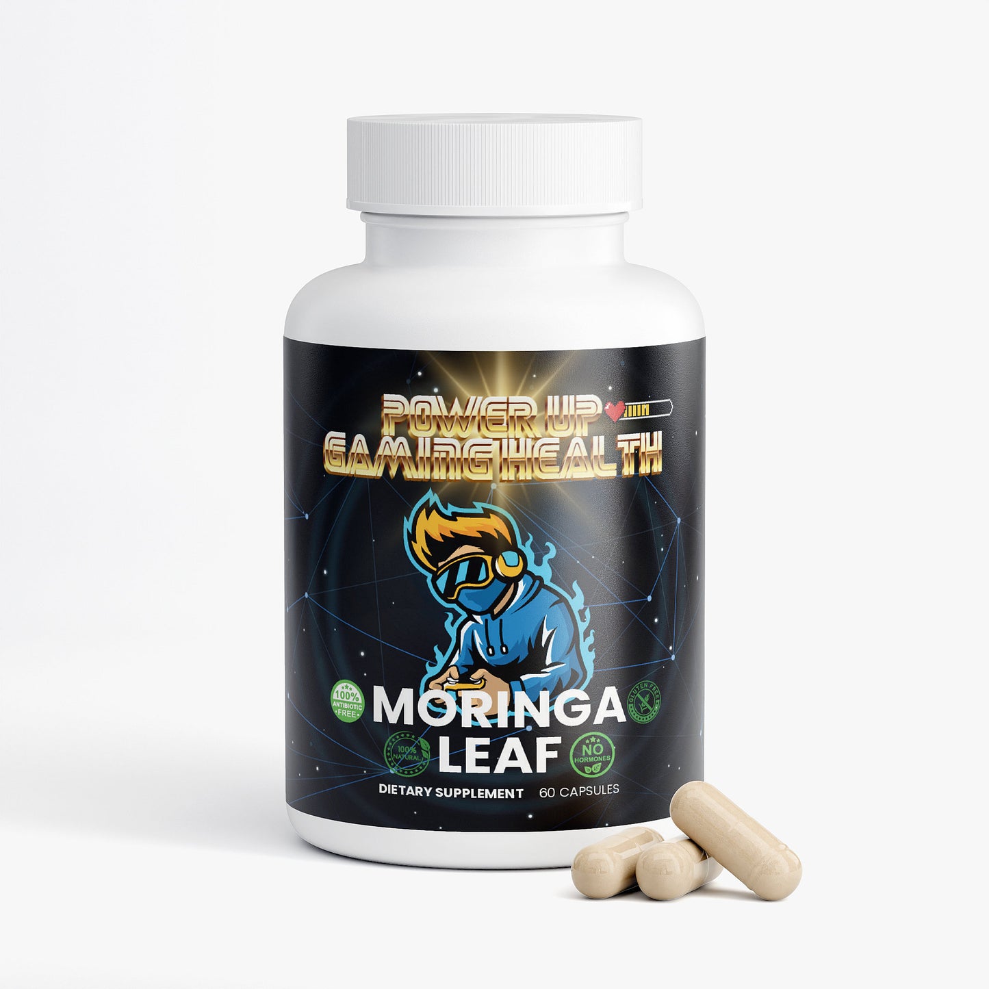 Power Up - 100% Natural Moringa Pure (Hormone Free)