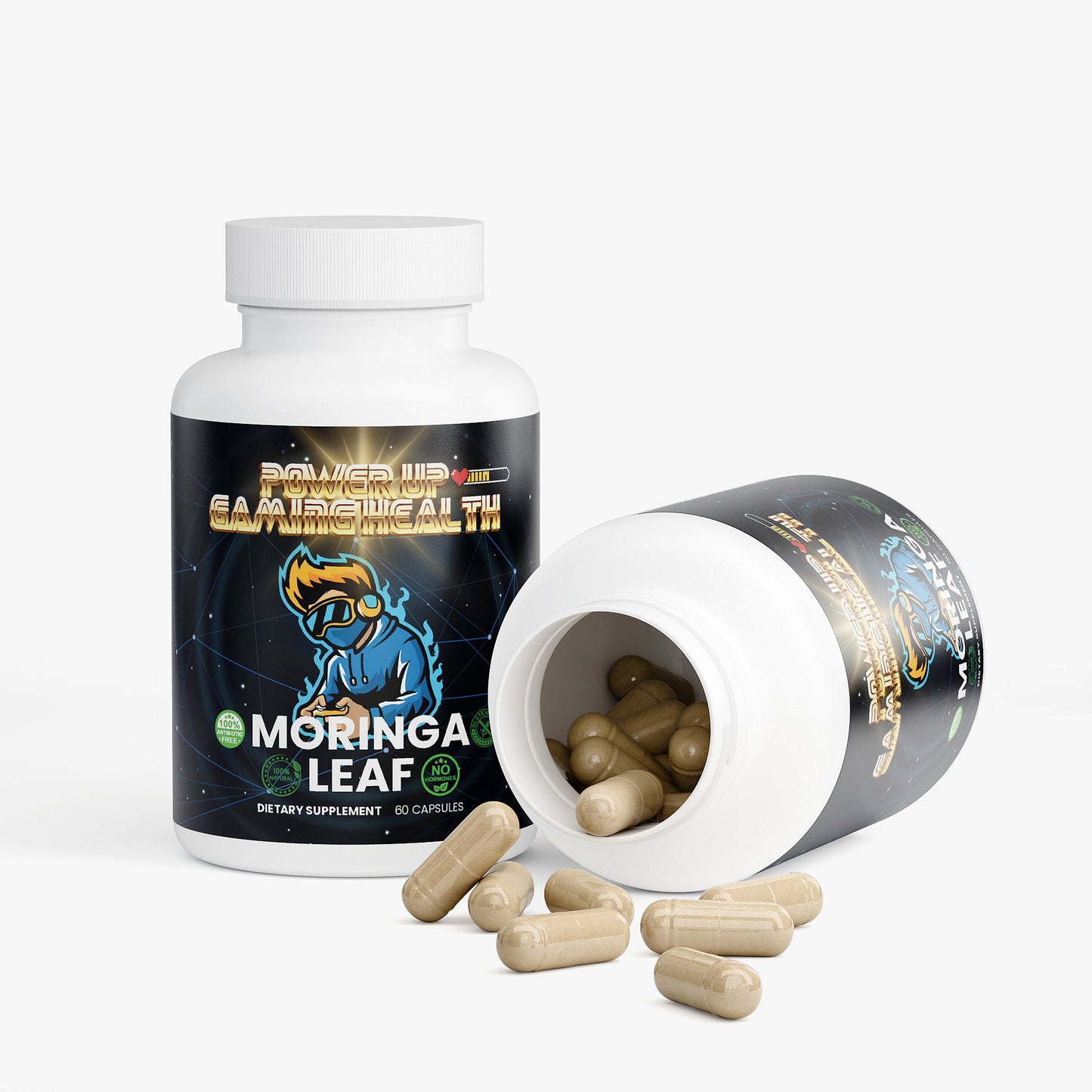 Power Up - 100% Natural Moringa Pure (Hormone Free)