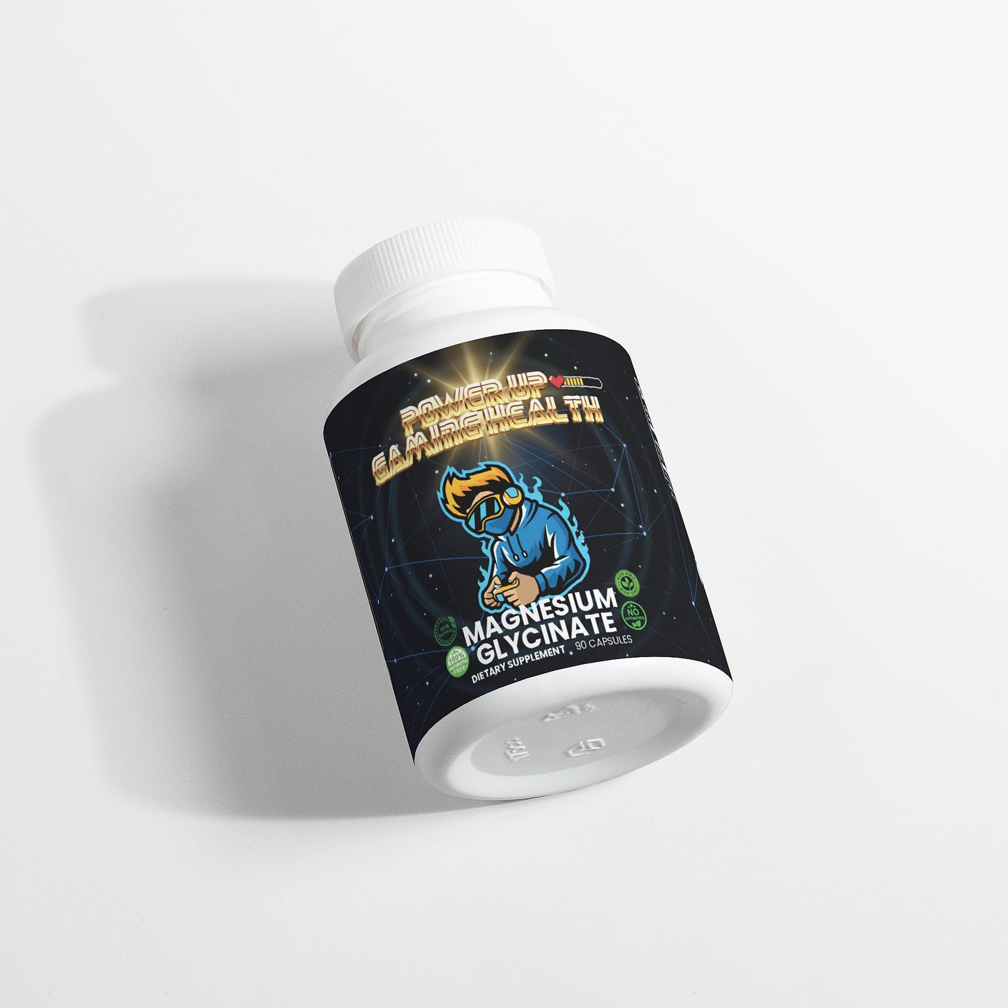 Power Up - 100% Natural Magnesium Glycinate (NON-GMO)