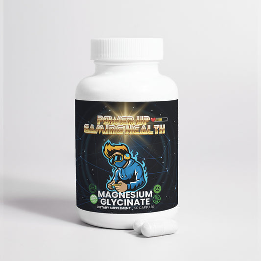 Power Up - 100% Natural Magnesium Glycinate (NON-GMO)