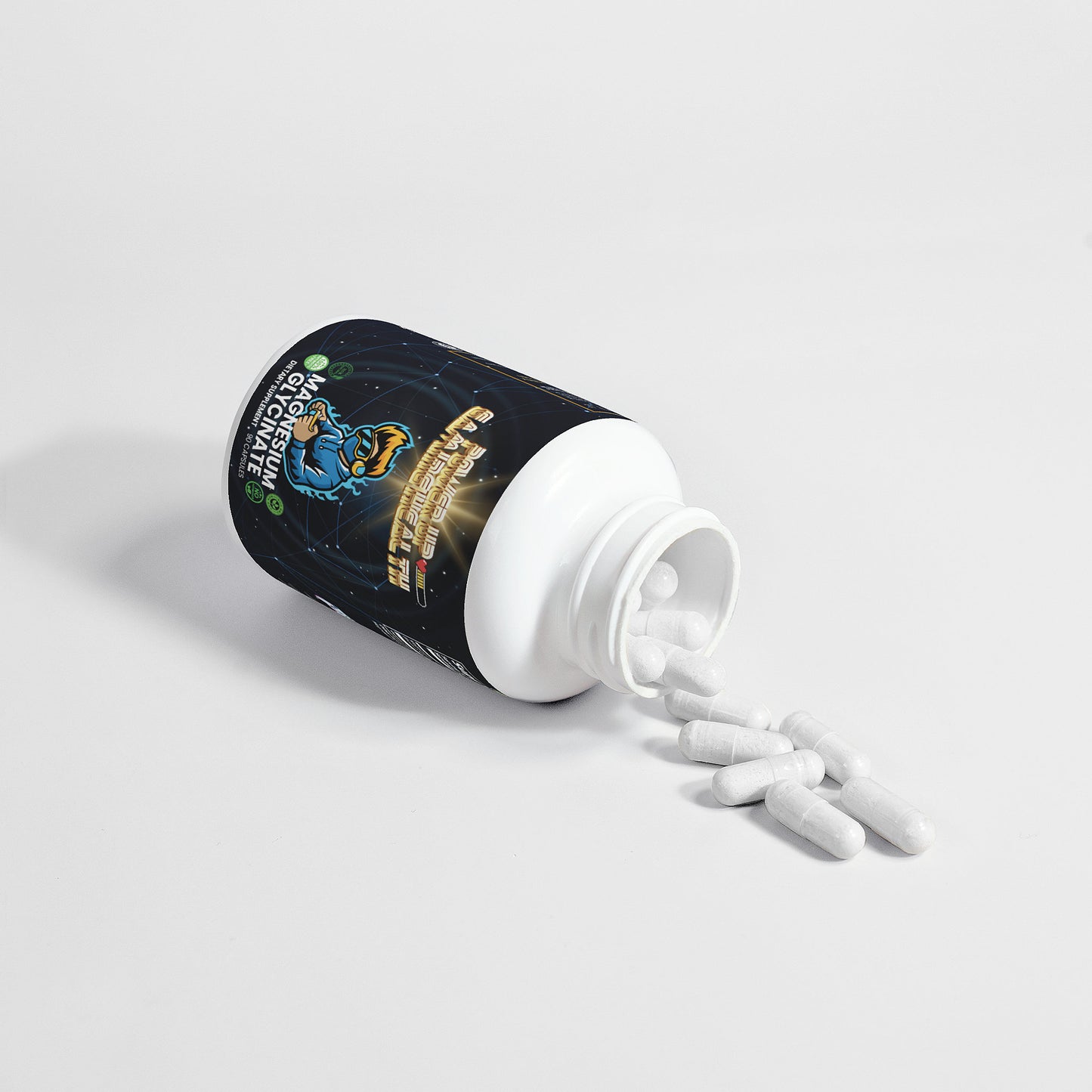 Power Up - 100% Natural Magnesium Glycinate (NON-GMO)