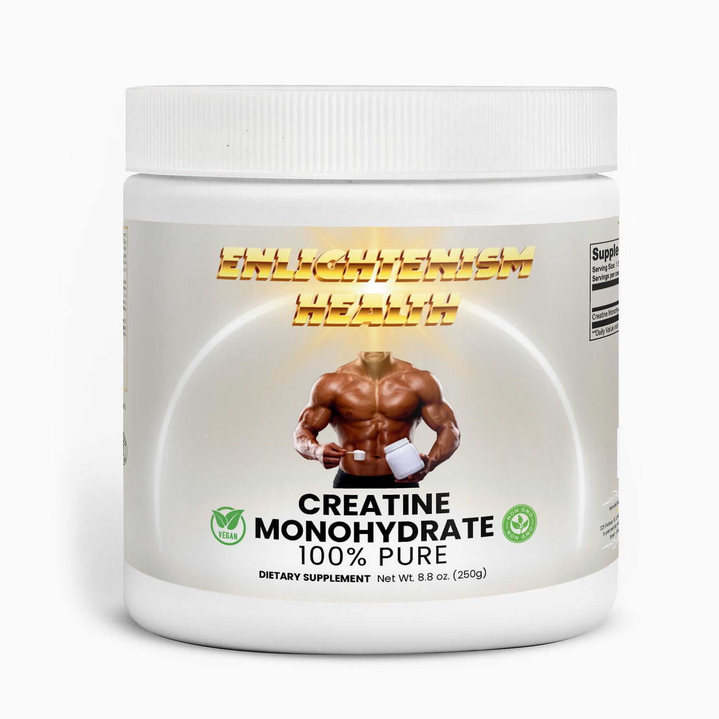 Enlightenism Health - 100% Pure Creatine Monohydrate (NON-GMO)