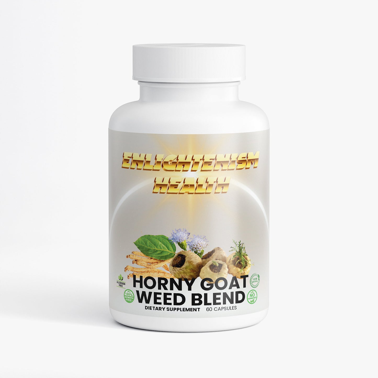 Enlightenism Health - 100% Natural Horny Goat Weed Blend (Hormone Free)