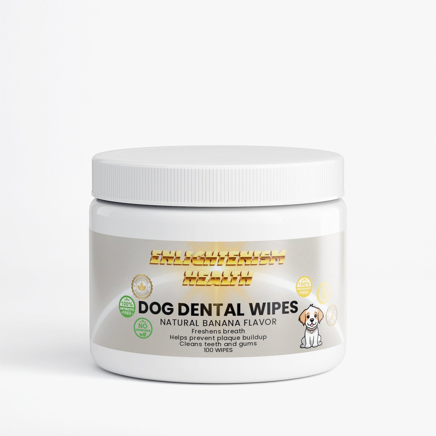 Animal Health - Dog Dental Wipes (Antibiotic Free)