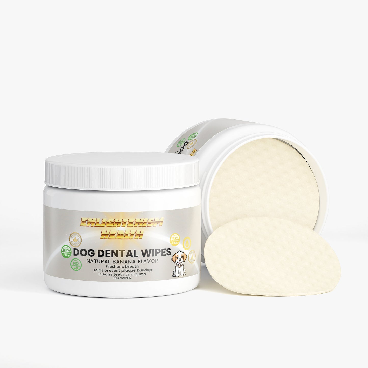 Animal Health - Dog Dental Wipes (Antibiotic Free)