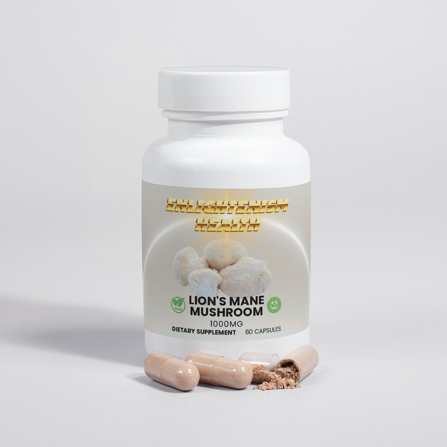 Enlightenism Health - Lion's Mane Mushroom (NON-GMO)