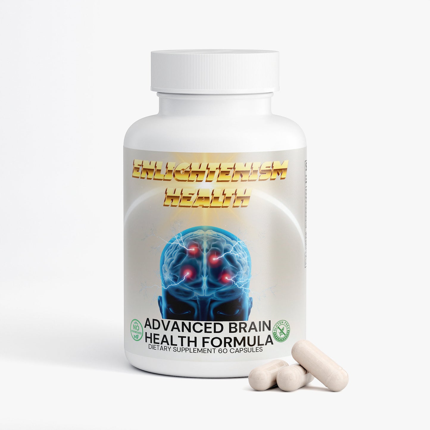 Enlightenism Health - Advanced Brain Health Formula (Hormone Free)