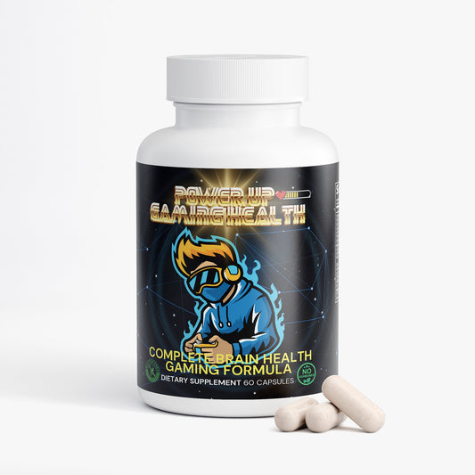 Power Up - Complete Brain Health Gaming Formula (Hormone Free)