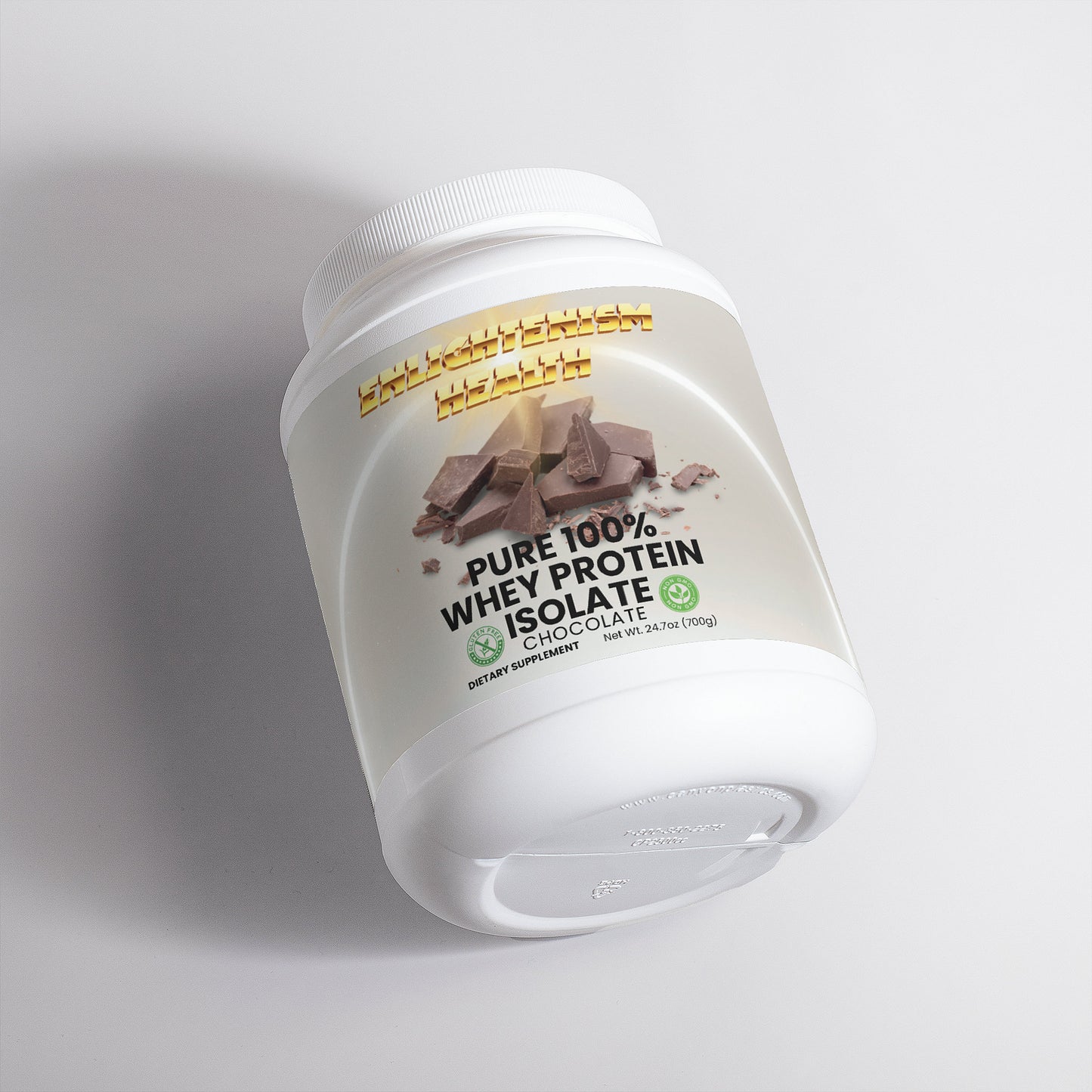 Enlightenism Health - Pure 100% Whey Protein Isolate - Natural Chocolate (NON-GMO)