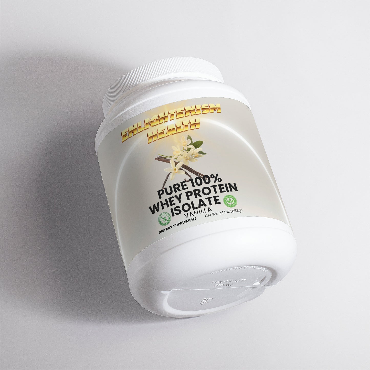 Enlightenism Health - Pure 100% Whey Protein Isolate Natural Vanilla (NON-GMO)