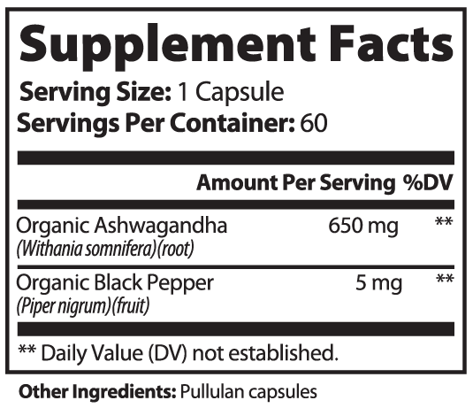 Enlightenism Health - 100% Natural Ashwagandha (Hormone Free)
