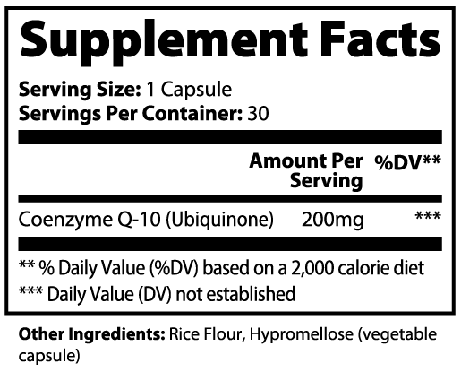 Enlightenism Health - 100% Natural CoQ10 Ubiquinone (Hormone Free)